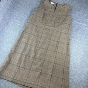 Vintage Pendleton 100% Wool Plaid Classic Dress Modest Size 18 - Picture 1 of 6