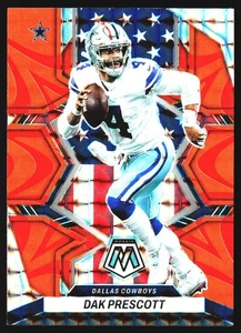 Dak Prescott 2022 Panini Mosaic Reactive Orange Prizm Dallas Cowboys #258 - Imagen 1 de 2