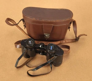 Vintage Dollond London OWLAC 9x35 Binoculars WWII Style British Optics + Case - Picture 1 of 7