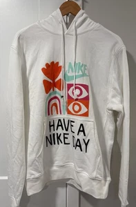 Sudadera con capucha Have a Nike Day French Terry blanca DQ4171-100 para hombre mediana M - Imagen 1 de 3