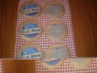 Six (6) BLUE MOON "GIVE THE GIFT OF BLUE MOON" Brewing Company Beer Coasters  