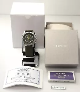 Reloj para hombre Seiko Military 7T92-0DX0 cronógrafo esfera verde Qz JP - rango S sin usar - Imagen 1 de 9