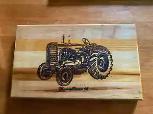 Massey Harris 44 Tractor Wall Plaque Made From Recycled Wood - Picture 1 of 5