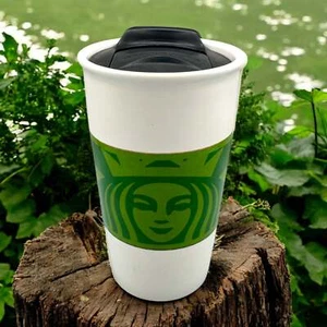 Taza de viaje Starbucks (16 oz) - Taza de repuesto con envoltura de sirena verde - Imagen 1 de 9