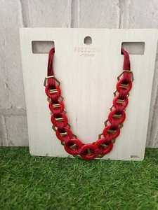 Freedom Chain Round Necklace Festival Jewellery Unused topshop - Picture 1 of 2