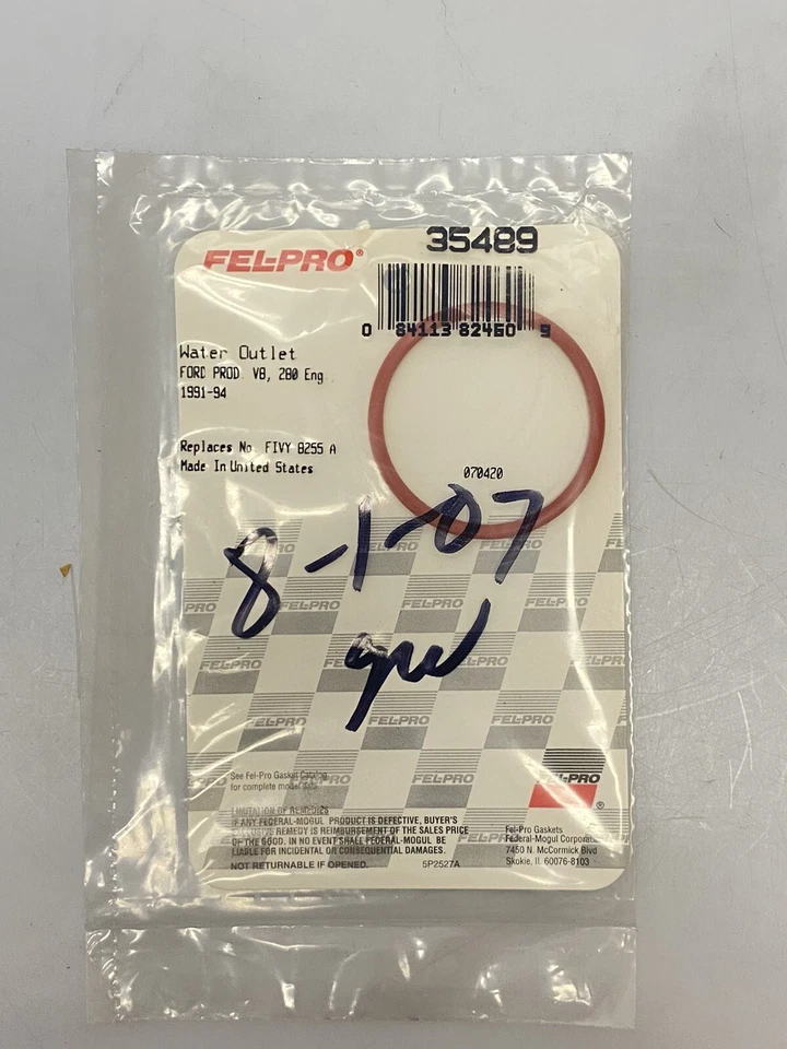 Fel-Pro 35489 Engine Coolant Outlet Gasket - Image 1 of 4