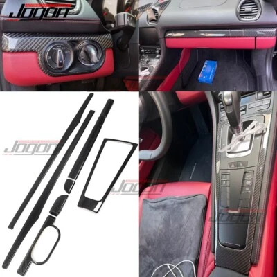 Tapicería interior puerta tablero consola para Porsche 911 991 Carrera Turbo 12-19 carbono Foto 1 de 4