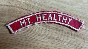 MT. HEALTHY Boy Scout red and white community strips RWS - Picture 1 of 2