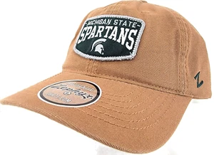 NEW Michigan State MSU Spartans Brown Patch Zephyr Adjustable Campus Hat Adult - Picture 1 of 9