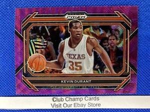 2023 #70 Kevin Durant Panini Prizm Draft Picks Purple Wave Prizm Texas - Picture 1 of 2