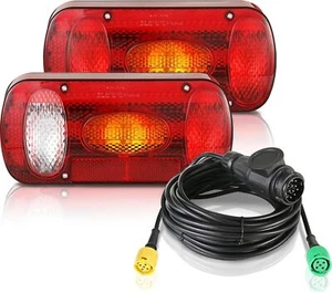 5m LED Rückleuchten Set Anhängerbeleuchtung 13-polig Begrenzungsleuchte Anhänger - Bild 1 von 6