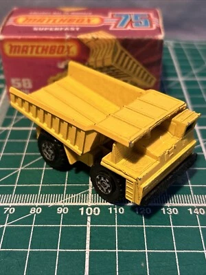 Matchbox, Superfast, No.58, 1976, Faun Dump Truck, Boxed #2 - Image 1 of 4