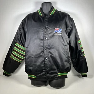 Vintage Shadi's Sportswear Boxing Kangaroo Satin Bomber Jacket Mens M - Picture 1 of 7