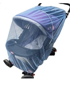 Mosquito Net Baby Kids Stroller Bug Netting Mesh Cover Universal Fit Blue New - Picture 1 of 5