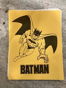 BATMAN script 1984 for the film that would become Tim Burton‘s Batman - Picture 1 of 4