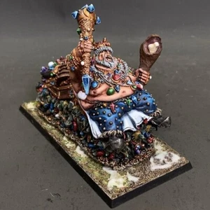 Miniaturas pintadas de preventa de Ogre Kingdoms Overtyrant Greasus Goldtooth Warhammer - Imagen 1 de 6