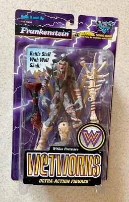 Figura de acción WETWORKS FRANKENSTEIN (1996 McFarlane Toys) -- En tarjeta Foto 1 de 2