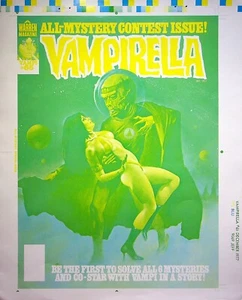 VAMPIRELLA #65 Warren Publishing Master  Enrich Torres Cover Proof  Dec 1977 #WA - Picture 1 of 2
