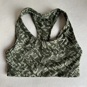 Gymshark Women's Sports Bra Essential Race Back Sports Bra Size S B19 - Picture 1 of 5