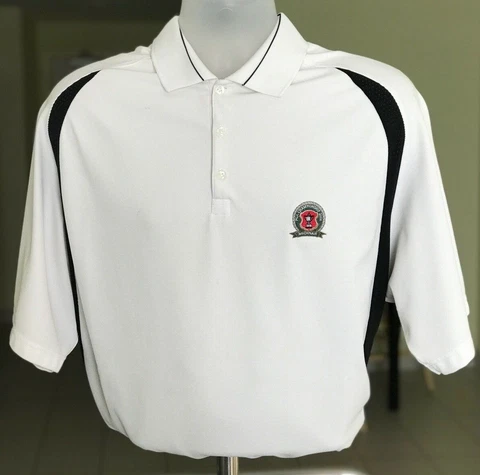 Antigua 2006 PGA Championship Medinah Golf Club White Desert Dry Polo Men's XL Cover