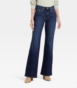 Universal Thread Target Denim High Rise Flare Jeans Size 2 26 LONG TALL NEW NWT - Picture 1 of 12
