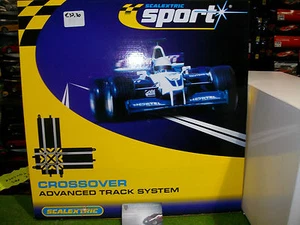 CROISEMENT DROIT 90° ADVANCED TRACK SYSTEM au 1/32 SCALEXTRIC DIGITAL C8210 SLOT - Imagen 1 de 2