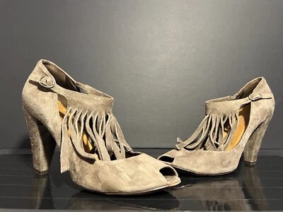 Coclico Eco-Friendly Gray-Suede Heel Size 40 Made In Spain - Image 1 of 4