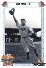 1990 Dodgers Target Baseball  Brooklyn Dodgers Baseball  #831 Paul Waner