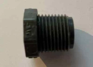 6 Stück Spears 850-003 Stecker, 3/8" MNPT SCH 80/XH, PVC, schwarz - Bild 1 von 2