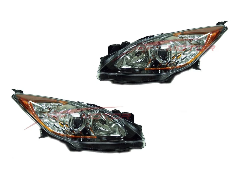 Para Mazda 2010-2013 3 luces delanteras lado conductor y pasajero transmisión izquierda+derecha 5 velocidades Foto 1 de 3