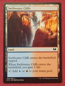 Magic The Gathering COMMANDER 2015 C15 SWIFTWATER CLIFFS land card MTG - Picture 1 of 2