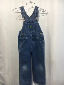 John Deere Denim BIBs Overalls Size 6 Farming Outdoors - Picture 1 of 8