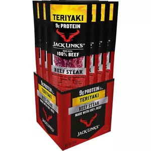 Jack Link’s Premium Cuts Beef Steak, Teriyaki, Great Snack - 1 Oz, Pack of 12 - Picture 1 of 4