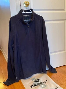 Baerskin Quarter Zip Fleece Pullover - Men's, size XL, Navy, Warmth Without Bulk - Picture 1 of 2