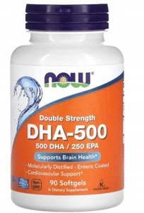 NOW Foods DHA-500 / EPA-250 / 90 Cápsulas / OMEGA-3 - Foto 1 di 1