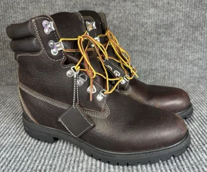 Timberland Premium Limited Release Leather Boots 6" Brown Mens 10.5 A1UKI A2940 - Picture 1 of 11