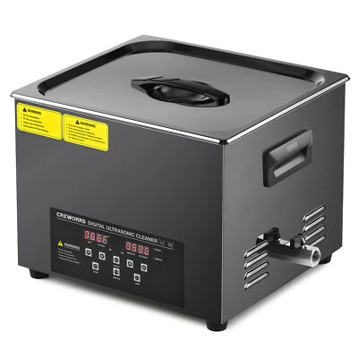 CREWORKS 15L Ultraschall Reinigungsgerät inkl. Korb Ultraschallreinige Entgas