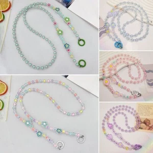 Universal Flower Phone Strap Hanging Decoration Phone Anti Loss Lanyard  Phone - Photo 1 sur 28