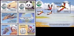 LESOTHO 1993 ECOLOGÍA + S/S SC#941-44 ** INSECTOS AVES, ANIMALES 💲ENVÍO GRATUITO💲 - Imagen 1 de 1