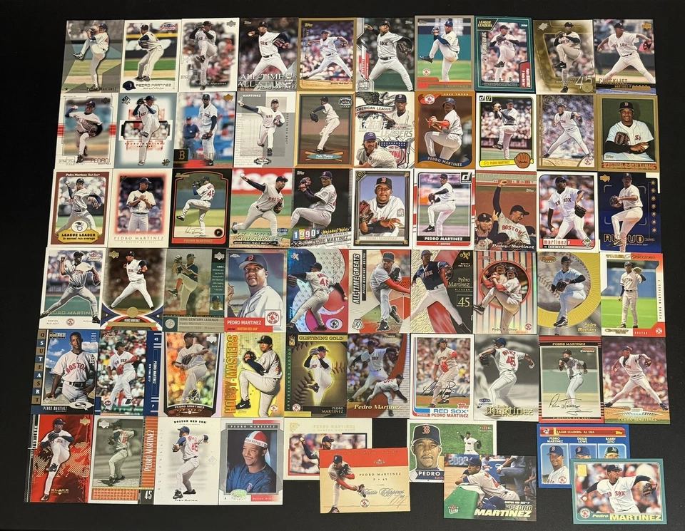 (60) Pedro Martínez Boston Red Sox Lote #14 - Todos Diferentes - Aniversario Dorado Foto 1 de 1
