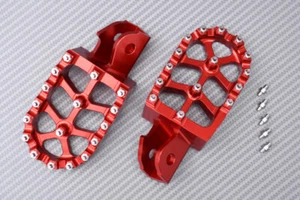 Reposapies Cross / Enduro Izq & Der Rojo Alu HONDA CRF 250 / CRF250F 2019-2024 - Picture 1 of 5