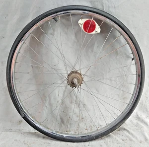 Shimano 333 26" Cruiser Bike Wheel 3 Speed Internal Hub Silver Fast USA Shipper! - Picture 1 of 14