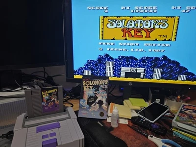 Solomon's Key (NES, Nintendo Entertainment System, 1987) In Box - No Manual - Image 1 of 4