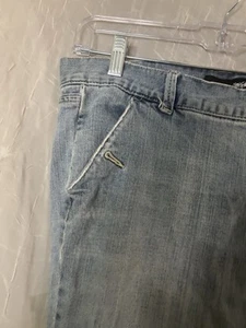 mossimo premium denim Size 14 Trouser Distressed - Picture 1 of 8