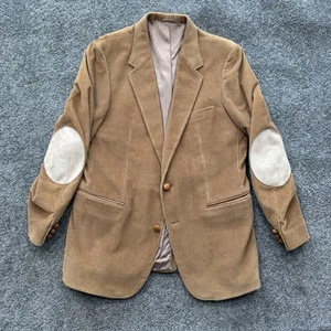 VTG Mens 40R Corduroy Elbow Patch Aderson Little Brown Jacket  Sport Coat 2 But - Picture 1 of 13