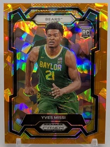 🏀2024 Prizm Draft Picks #54 Yves Missi Rookie Card Orange Ice Prizm - Bears🏀 - Picture 1 of 3