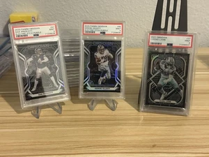 Dallas Cowboys Obsidian Lot Dak Prescott Ezekiel Elliot Purple Etch Ceedee Lamb - Picture 1 of 9