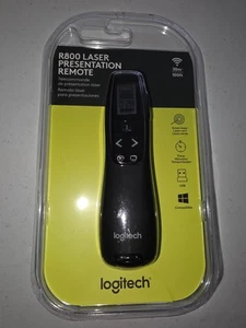 Authentic Logitech R800 Professional Presentation Remote (910-001350) Brand New - Afbeelding 1 van 2