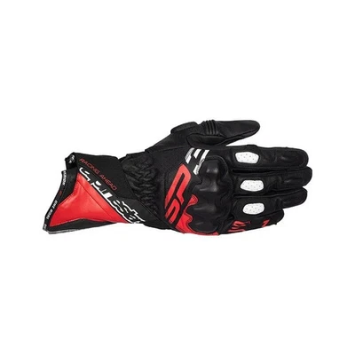 ALPINESTARS GUANTI UOMO SP-3 GLOVES BLACK BRIGHT RED RED WHITE - Immagine 1 di 3