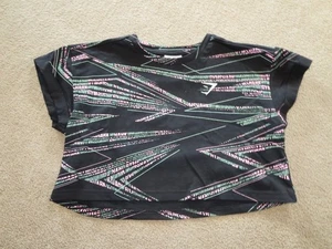 Sport Shirt Crop Top v. Gymshark schwarz Gr. S NEU - Bild 1 von 3